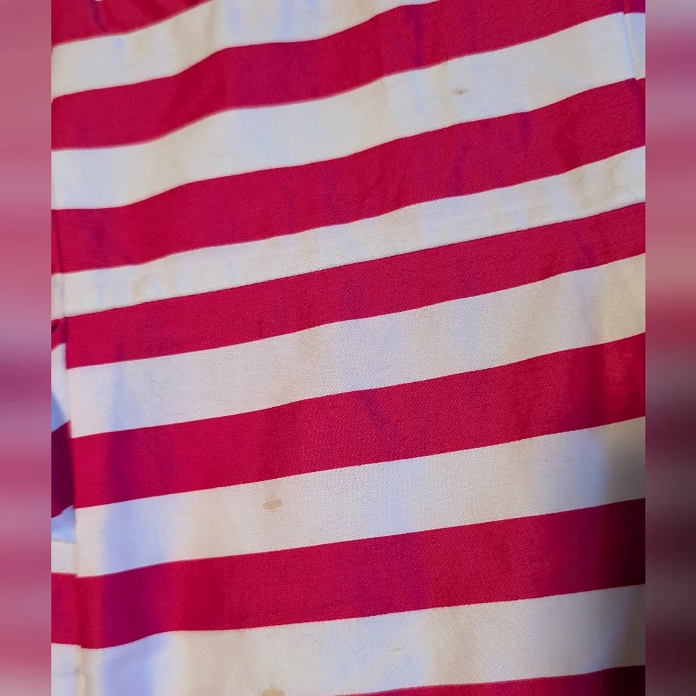 🌙 Lilly Pulitzer Pink and White Striped Strapless Dress - Picture 6 of 10